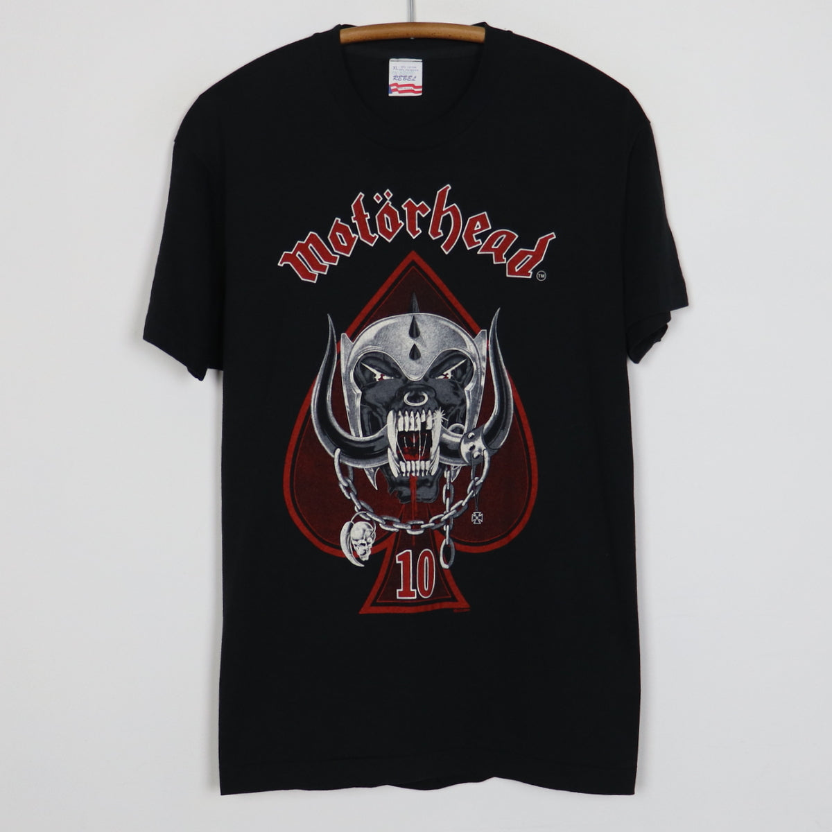 Original vintage 1985 Motorhead 10th Anniversary World Tour Shirt