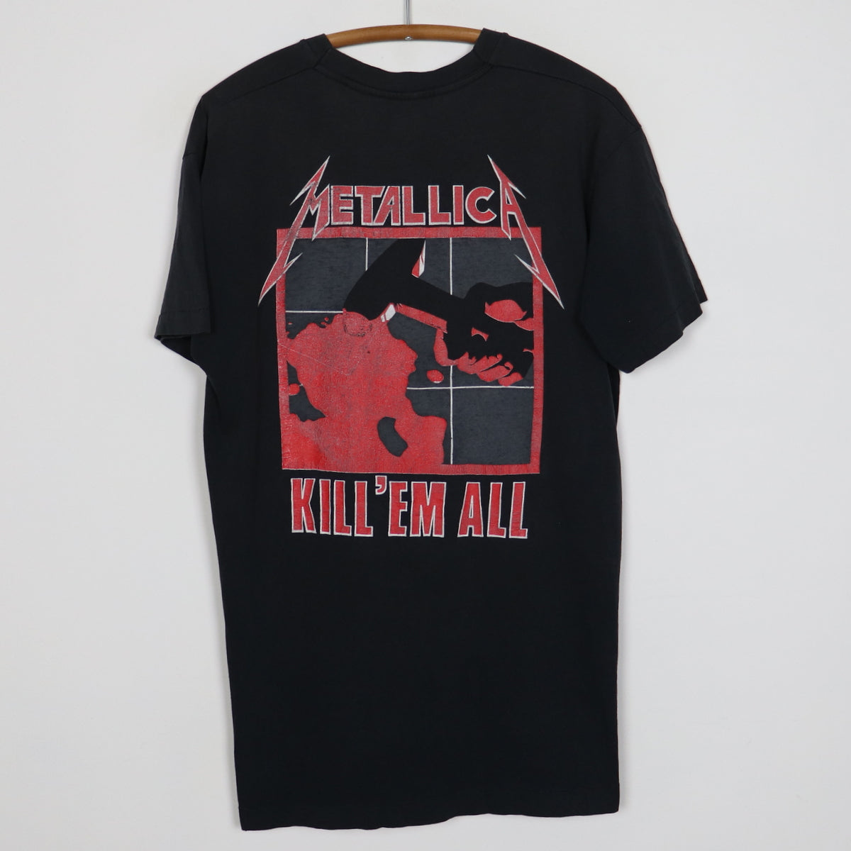 Vintage metallica ride the lightning best sale t shirt