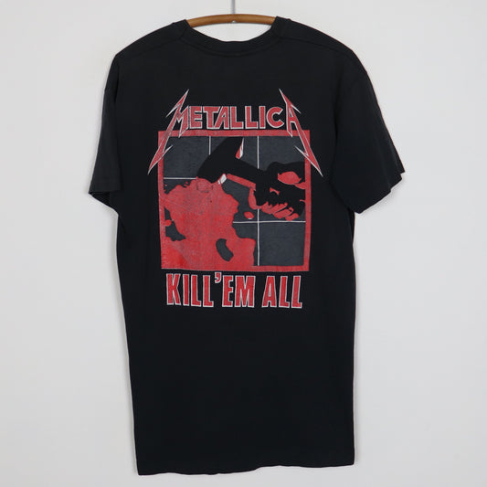 1989 Metallica Ride The Lightning Kill Em All Shirt