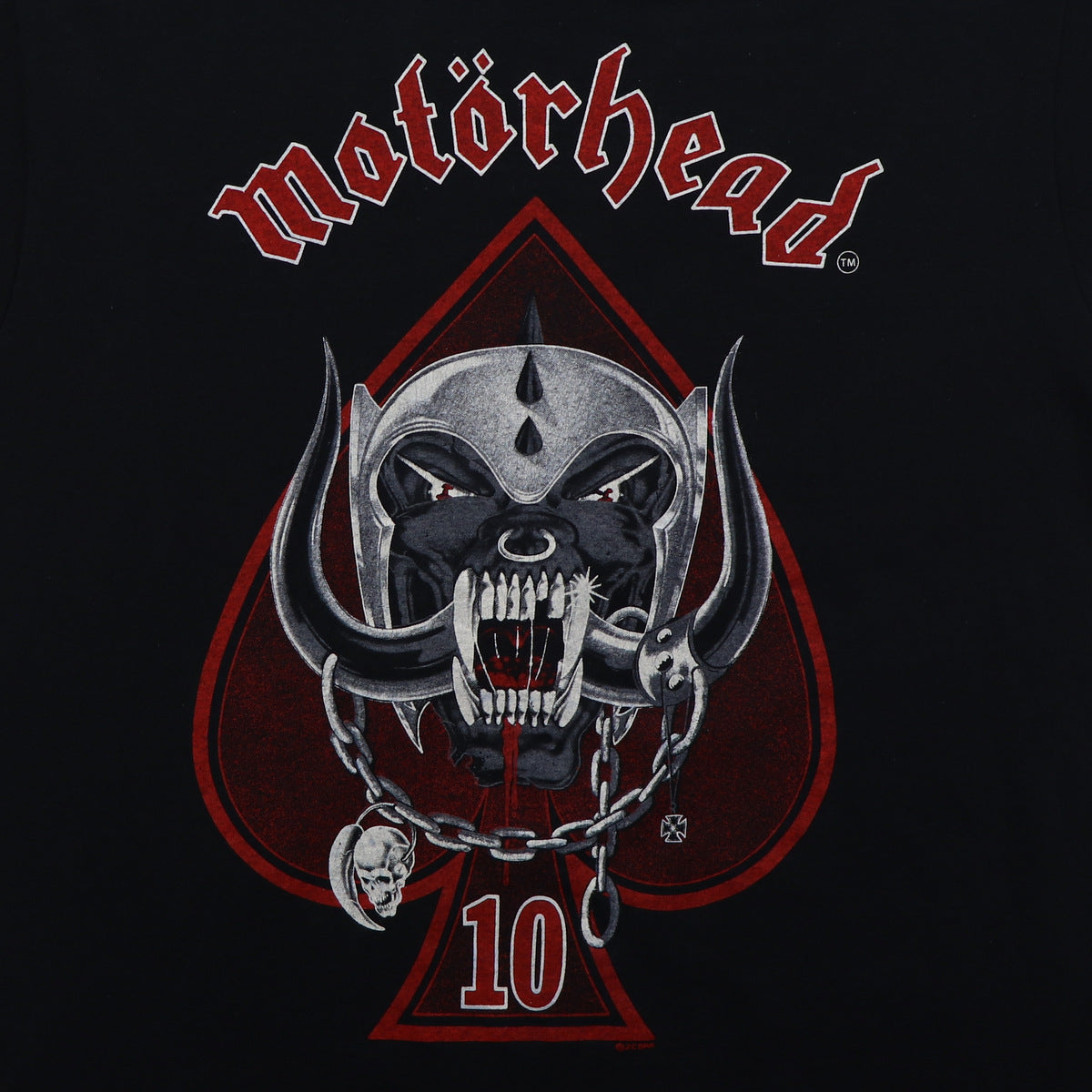 Original vintage 1985 Motorhead 10th Anniversary World Tour Shirt
