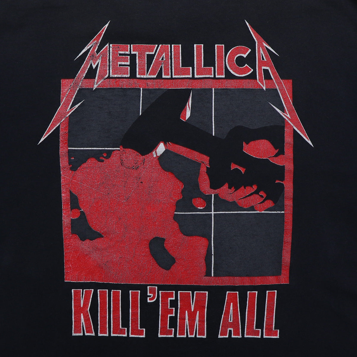 1989 Metallica Ride The Lightning Kill Em All Shirt