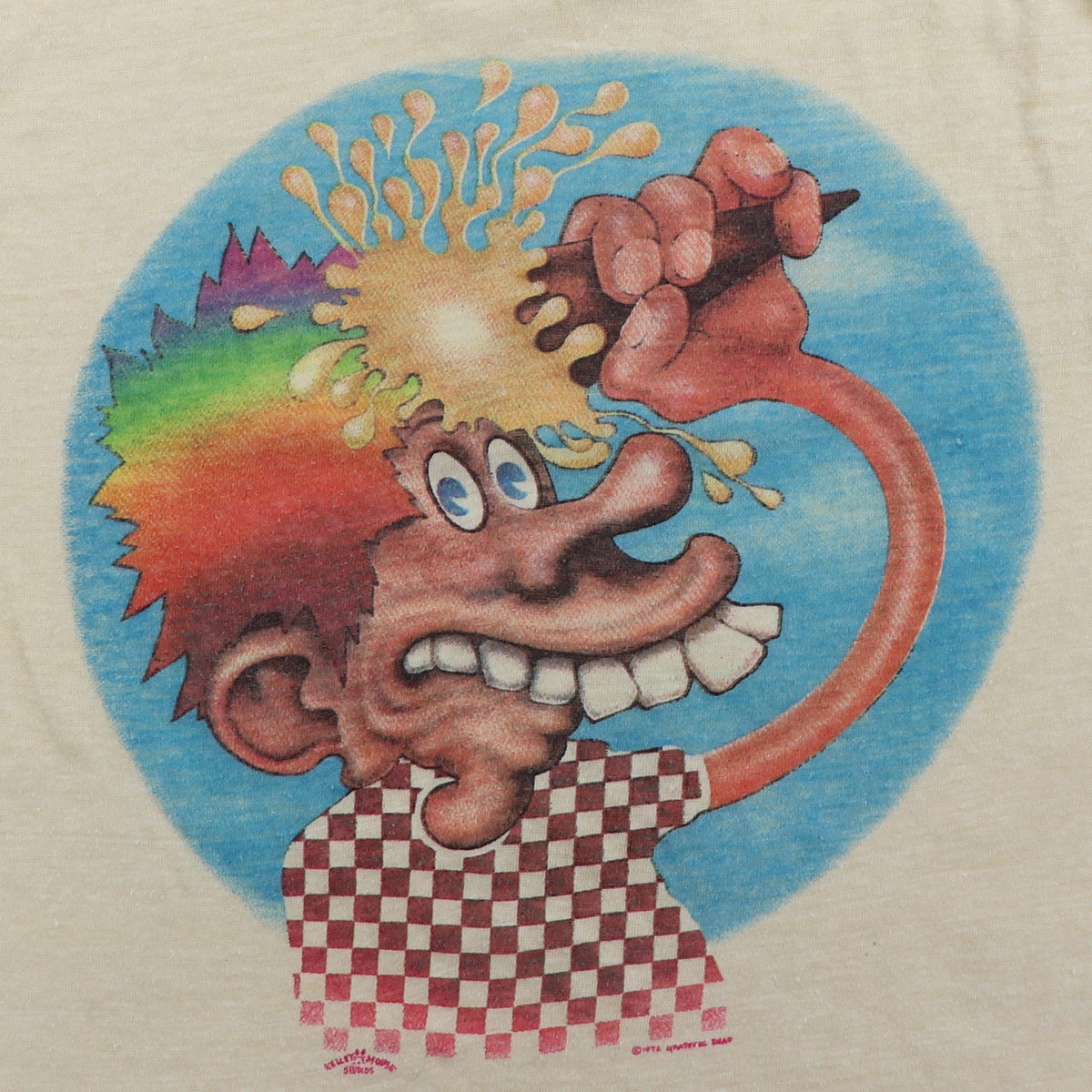 1972 Grateful Dead Ice Cream Shirt