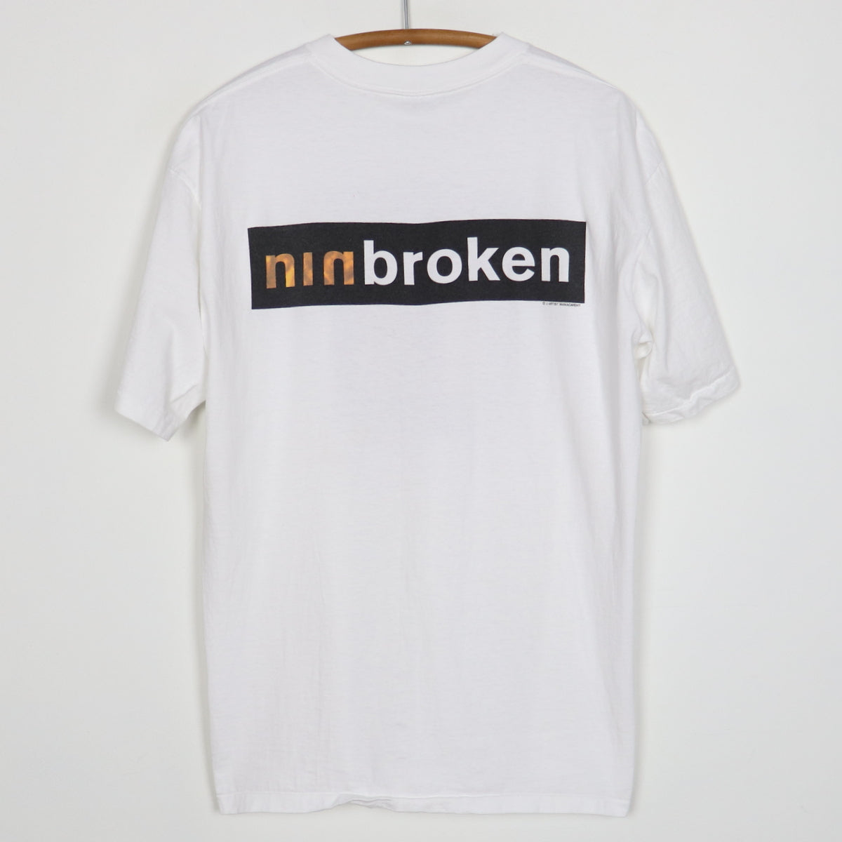 1992 Nine Inch Nails Broken Shirt | Authentic Vintage Tee – WyCo 