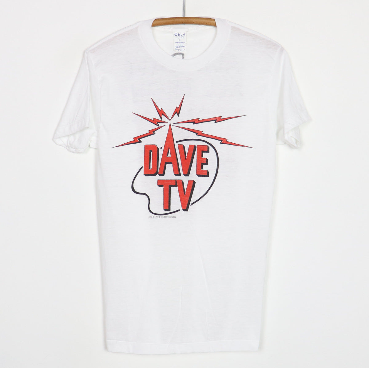 Dave Tv Roth 1983 David Lee Roth Dave TV Shirt – WyCo Vintage