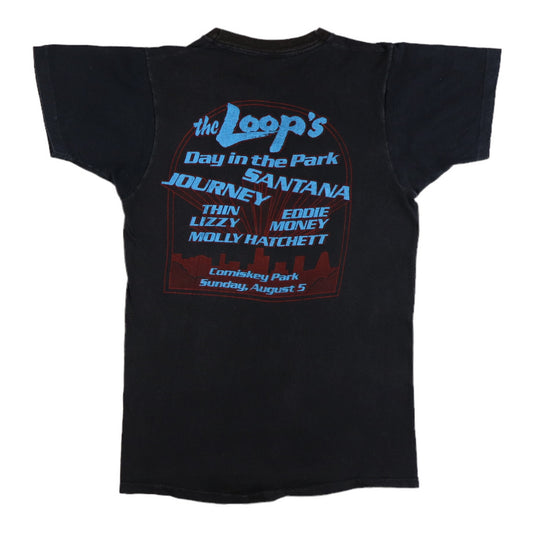 1979 The Loop's Day In The Park Thin Lizzy Concert Shirt