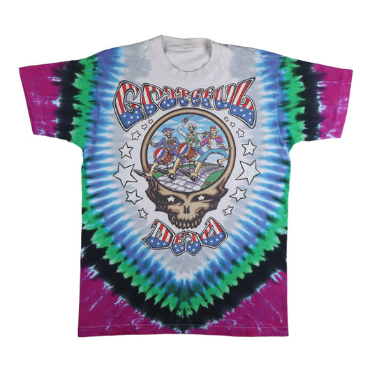 1993 Grateful Dead Revolutionary Dead Liquid Blue Tie Dye Shirt
