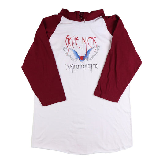 1983 Stevie Nicks Don't Blame It On Me Crew Hooded Jersey Shirt