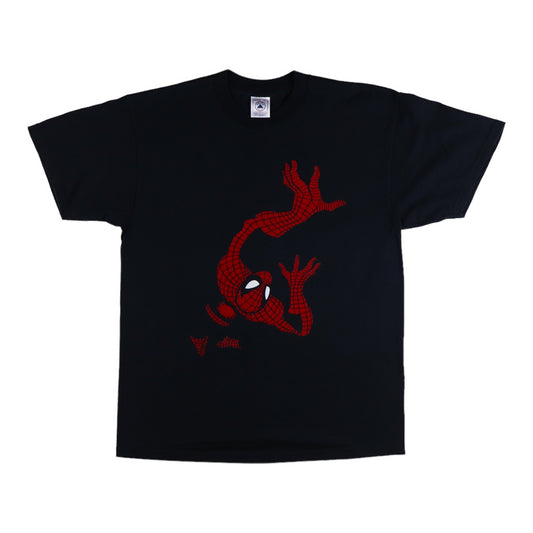 1990s Spider-Man Marvel Comics Flocked Shirt