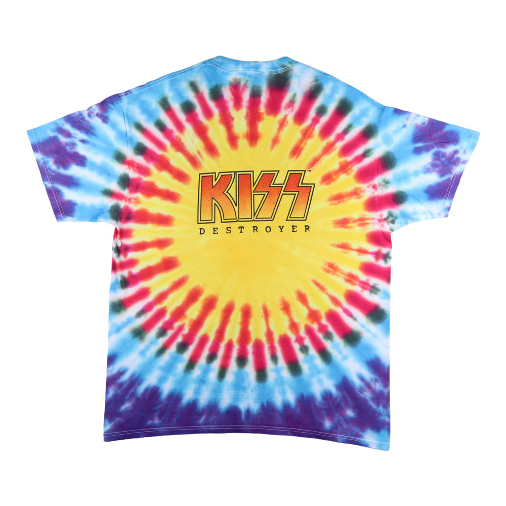 1997 Kiss Destroyer Tie Dye Shirt | Authentic Vintage Tee – WyCo