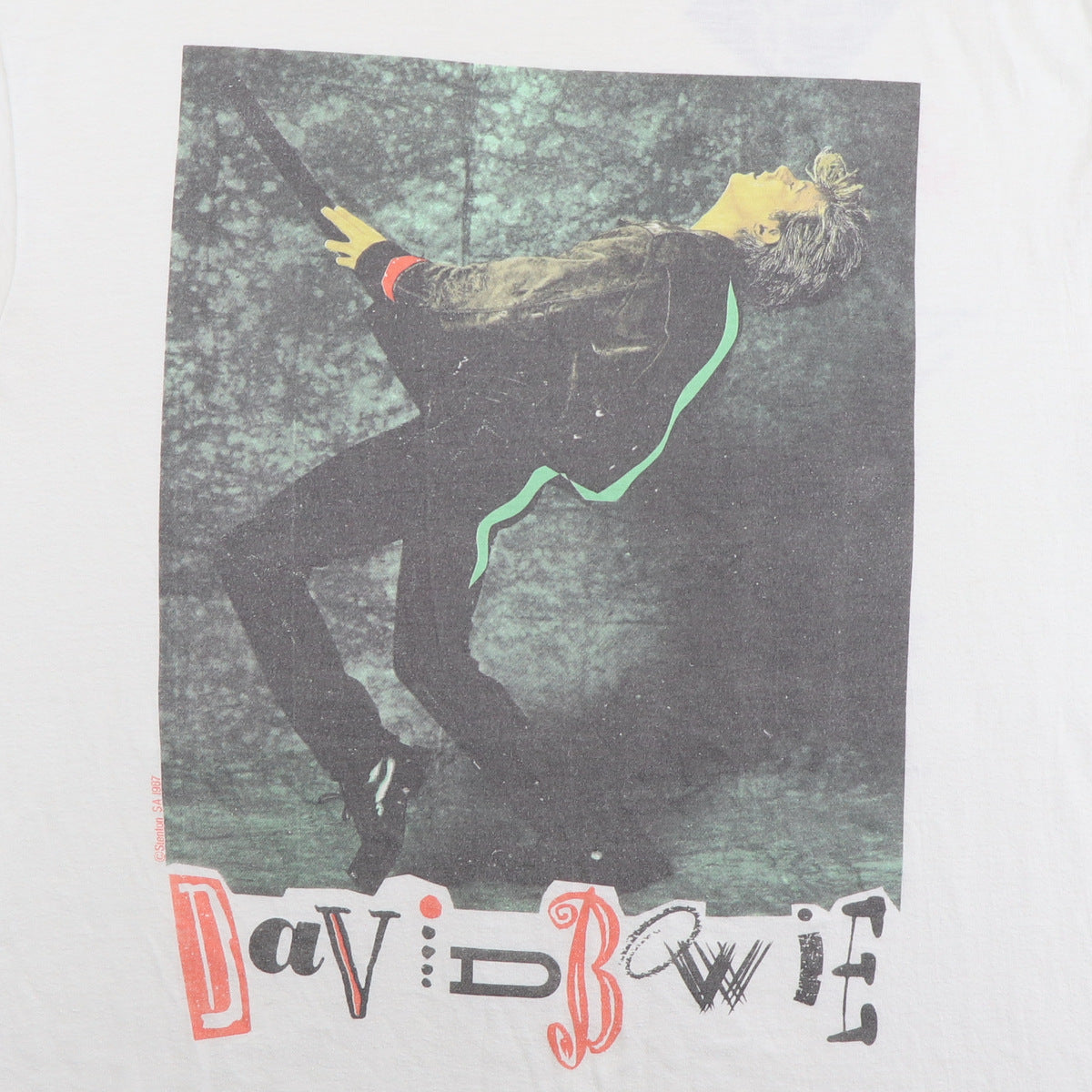 Original vintage 1987 David Bowie Glass Spider Tour Shirt | WyCo 