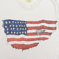 1980s American Flag Skulls Shirt