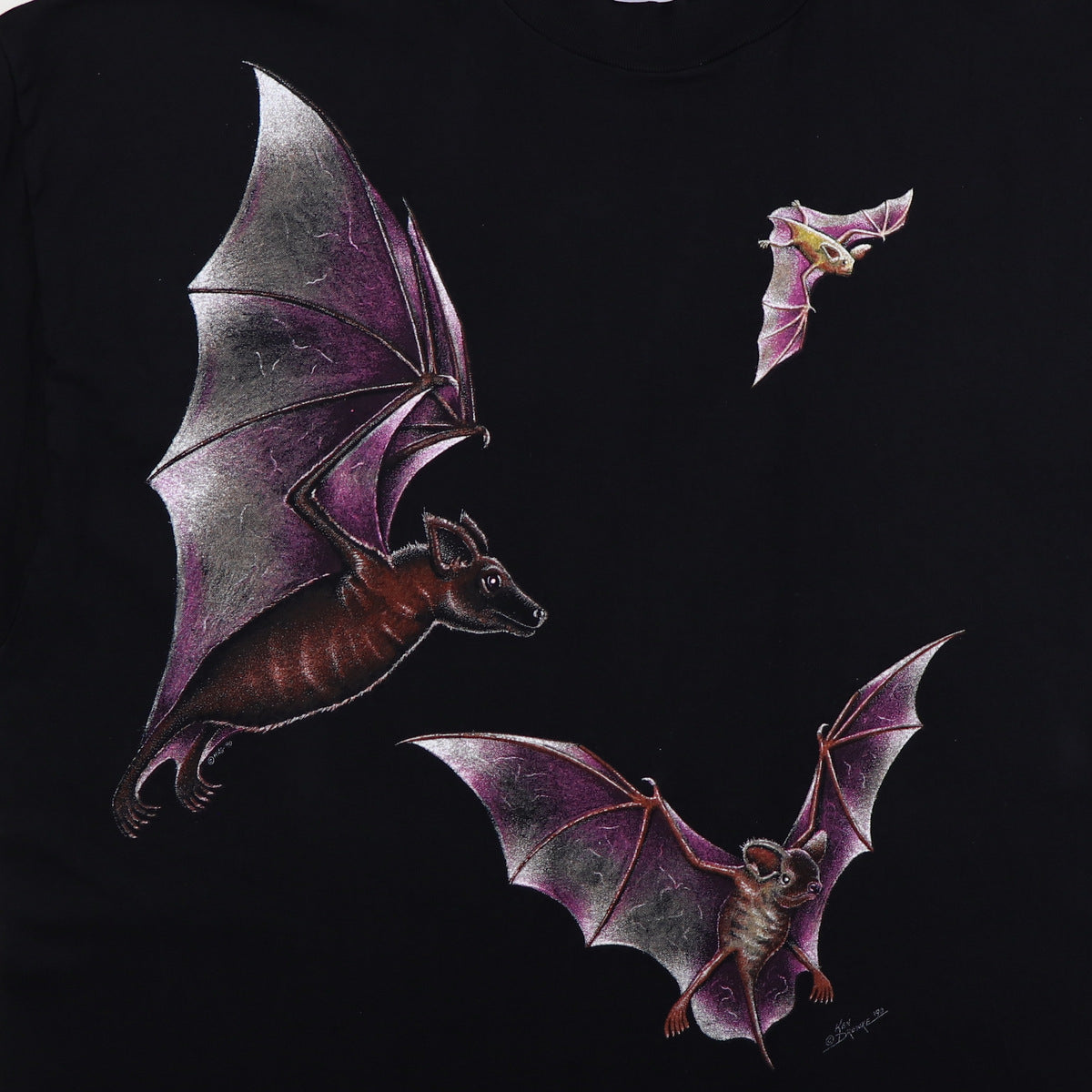 1990 Bats All Over Print Shirt