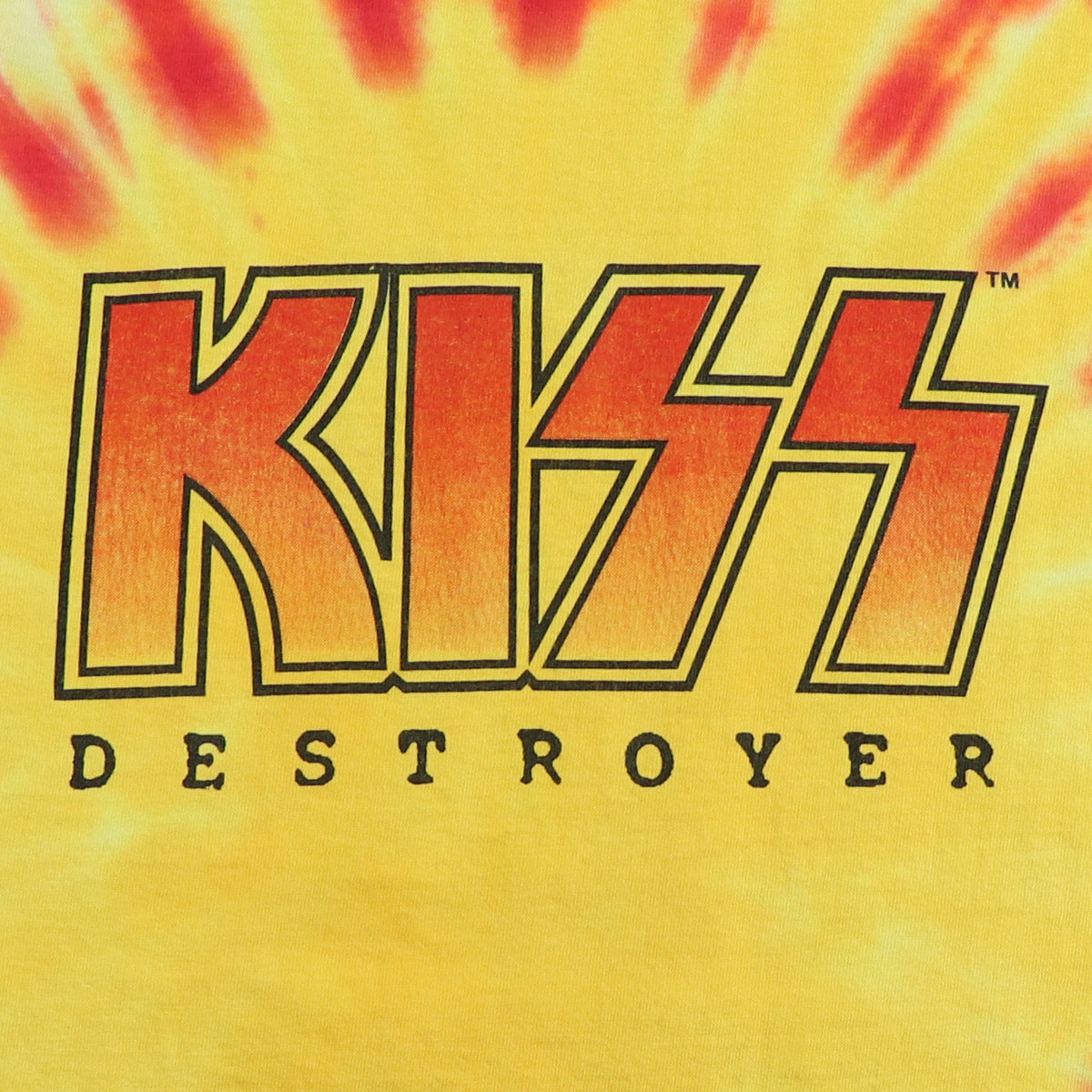1997 Kiss Destroyer Tie Dye Shirt | Authentic Vintage Tee – WyCo