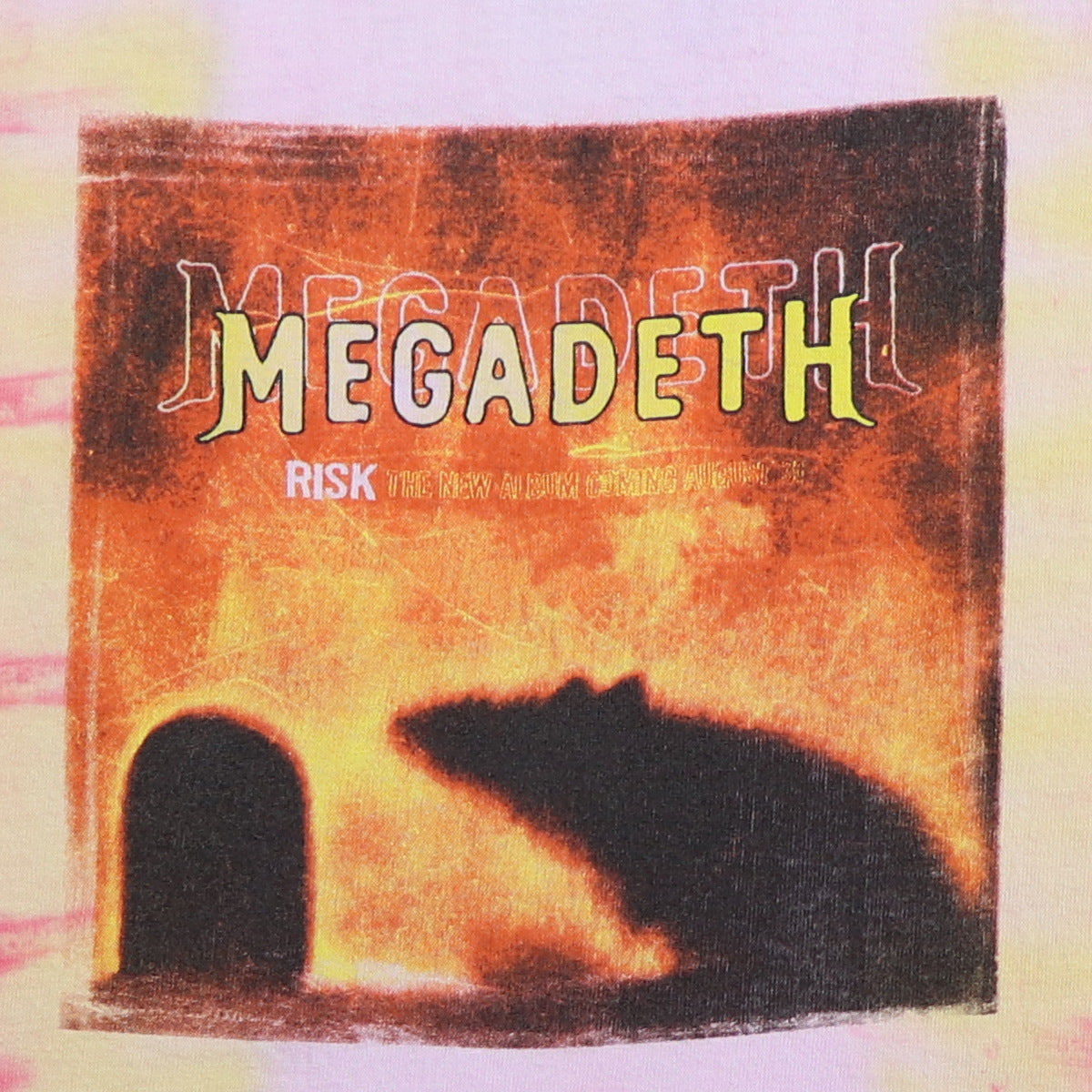 1998 Megadeth Jambo-Freakin-Ree Tie Dye Concert Shirt
