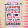 1998 Megadeth Jambo-Freakin-Ree Tie Dye Concert Shirt