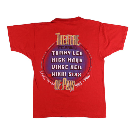 1985 Motley Crue Theatre Of Pain World Tour Shirt