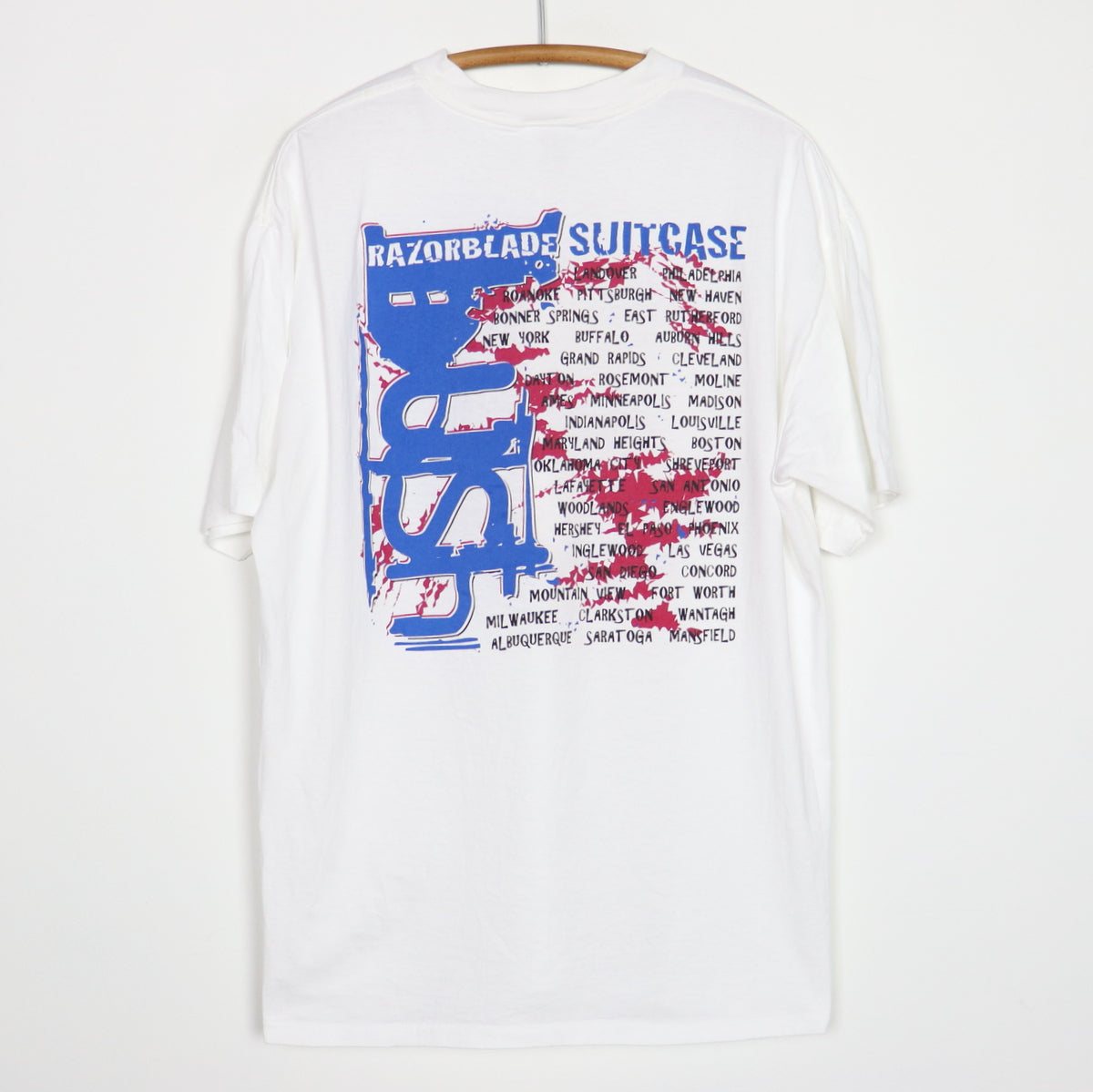 1997 Bush Razorblade Suitcase Tour Shirt | Authentic Vintage Tee