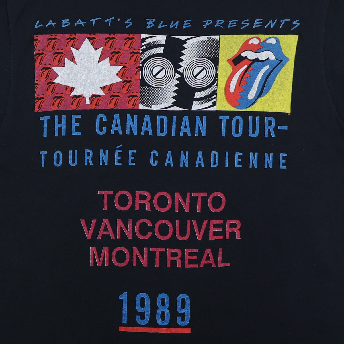 1989 Rolling Stones Steel Wheels Tour Shirt