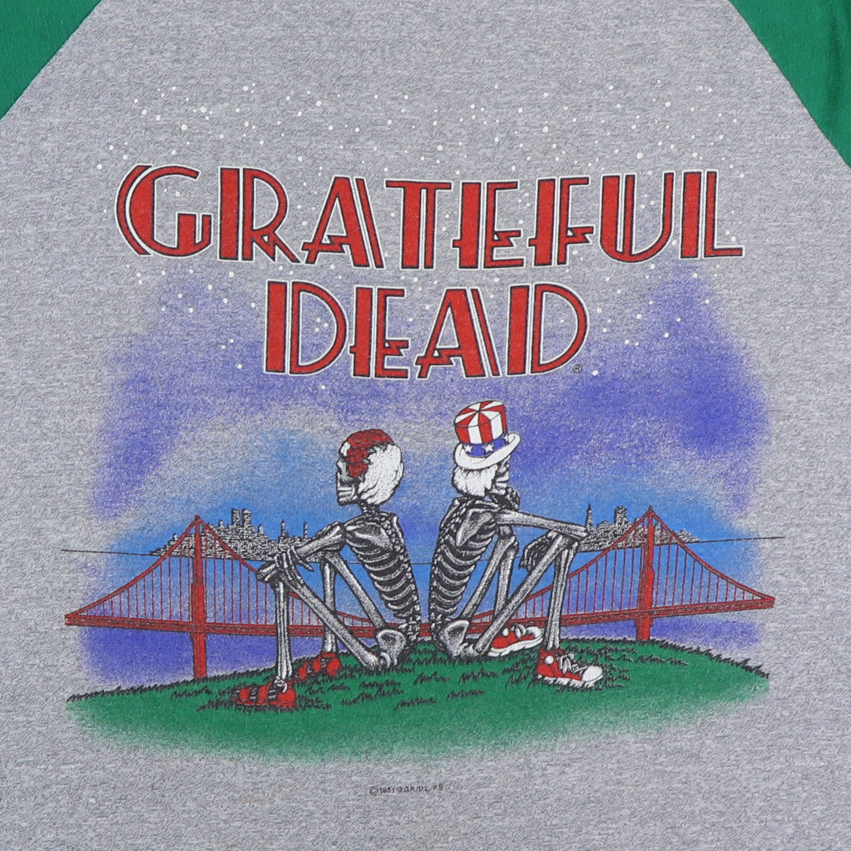 トップス 1982 Grateful Dead San Francisco 1982 Grateful Dead San Francisco