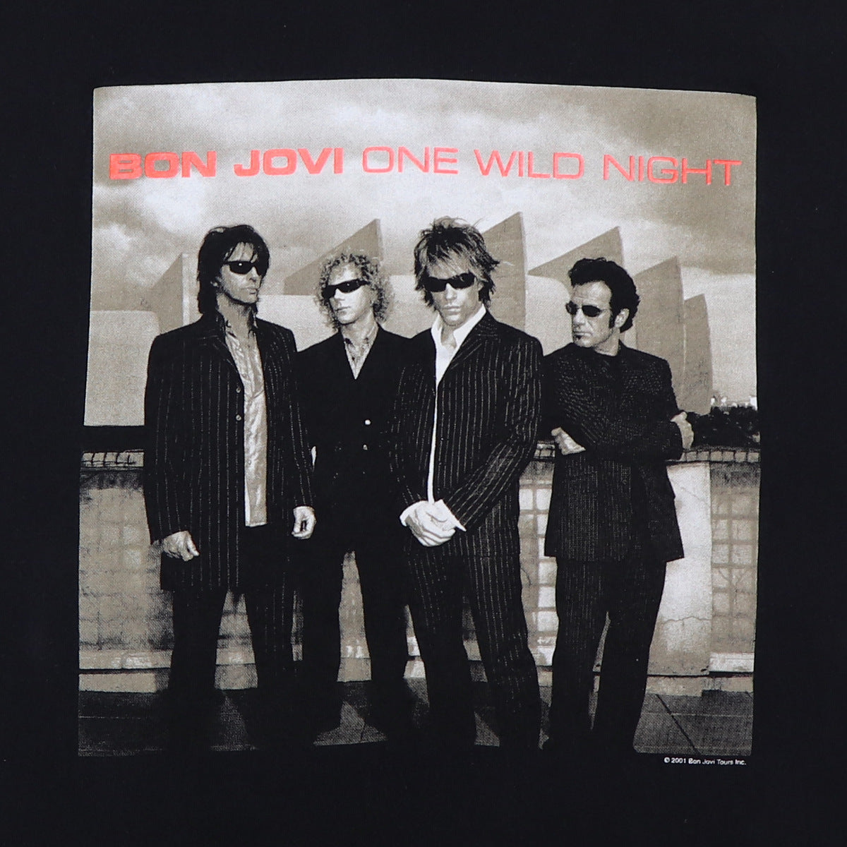 2001 Bon Jovi One Wild Night Tour Shirt