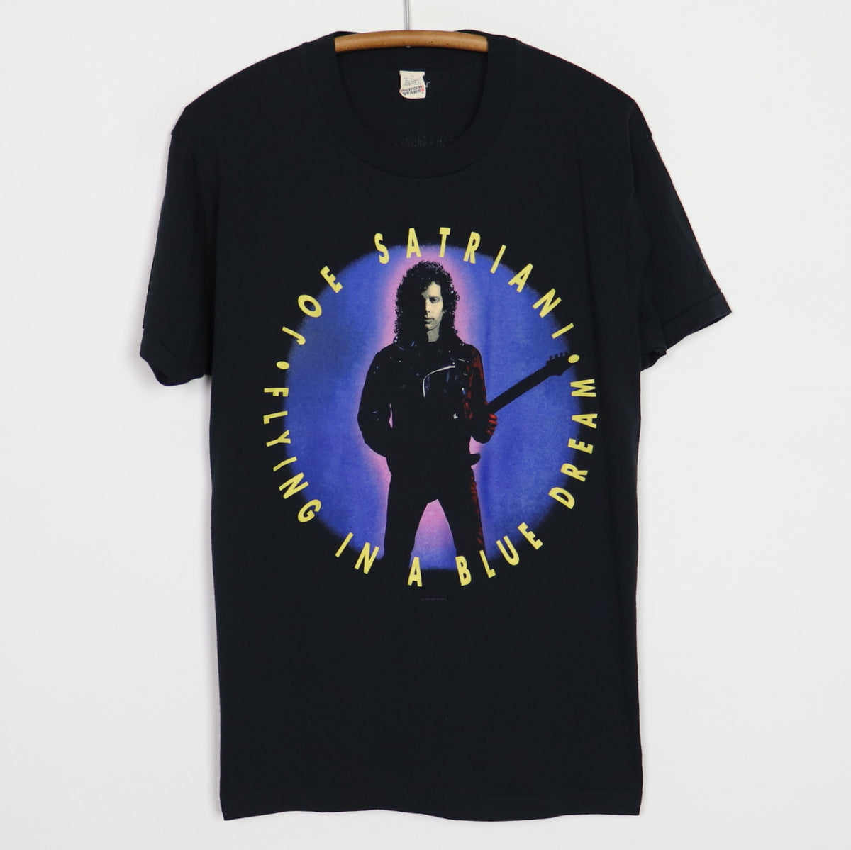 1990 Joe Satriani Tour Shirt | Authentic Vintage Tee – WyCo Vintage