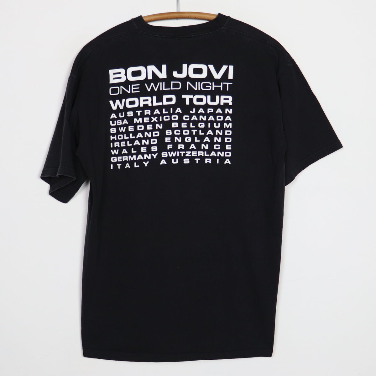 BON JOVI ONE WILD NIGHT Tシャツ 2001 Vintage 2001 Bon Jovi One