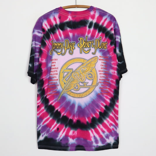 1998 Jimmy Page Robert Plant Tie Dye Tour Shirt