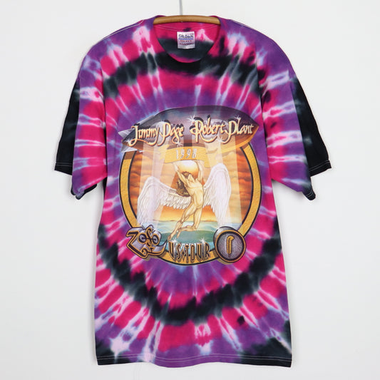 1998 Jimmy Page Robert Plant Tie Dye Tour Shirt