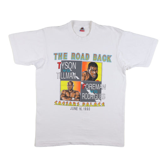 1990 Mike Tyson The Road Back Caesars Palace Event Shirt