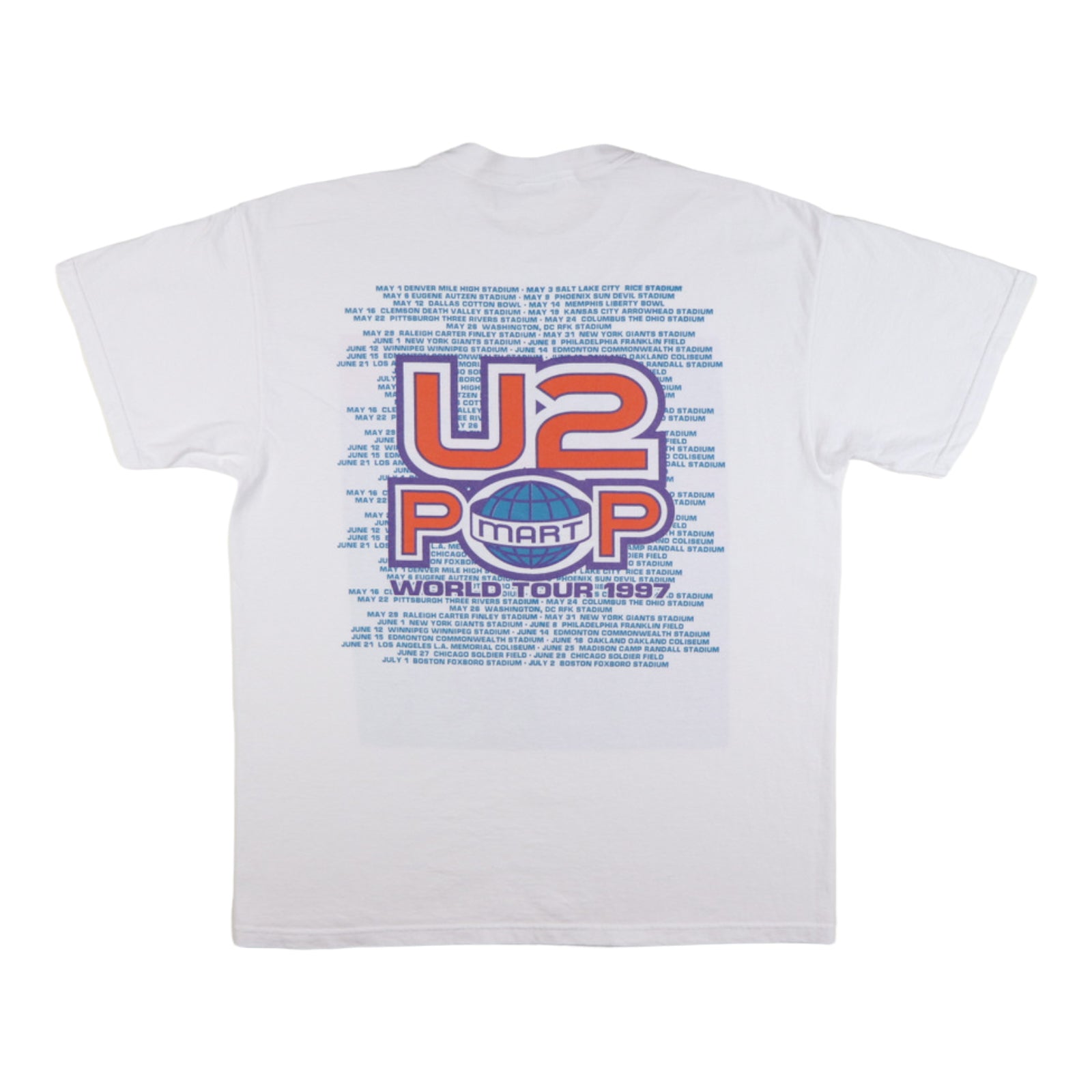 1990 U2 Popmart World Tour Shirt – WyCo Vintage