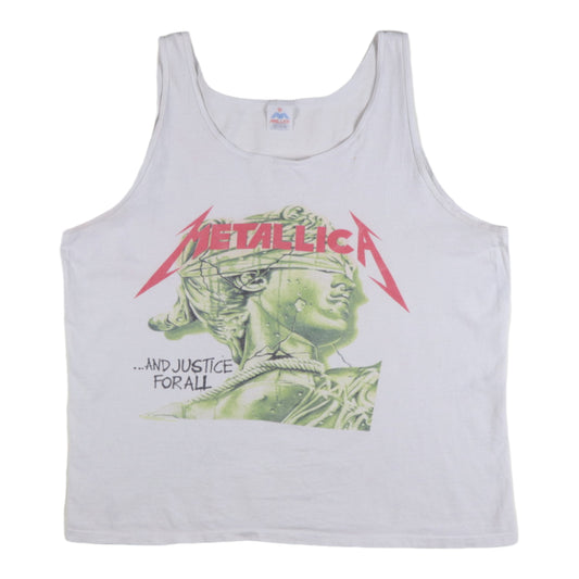 1988 Metallica And Justice For All Tank Top Shirt