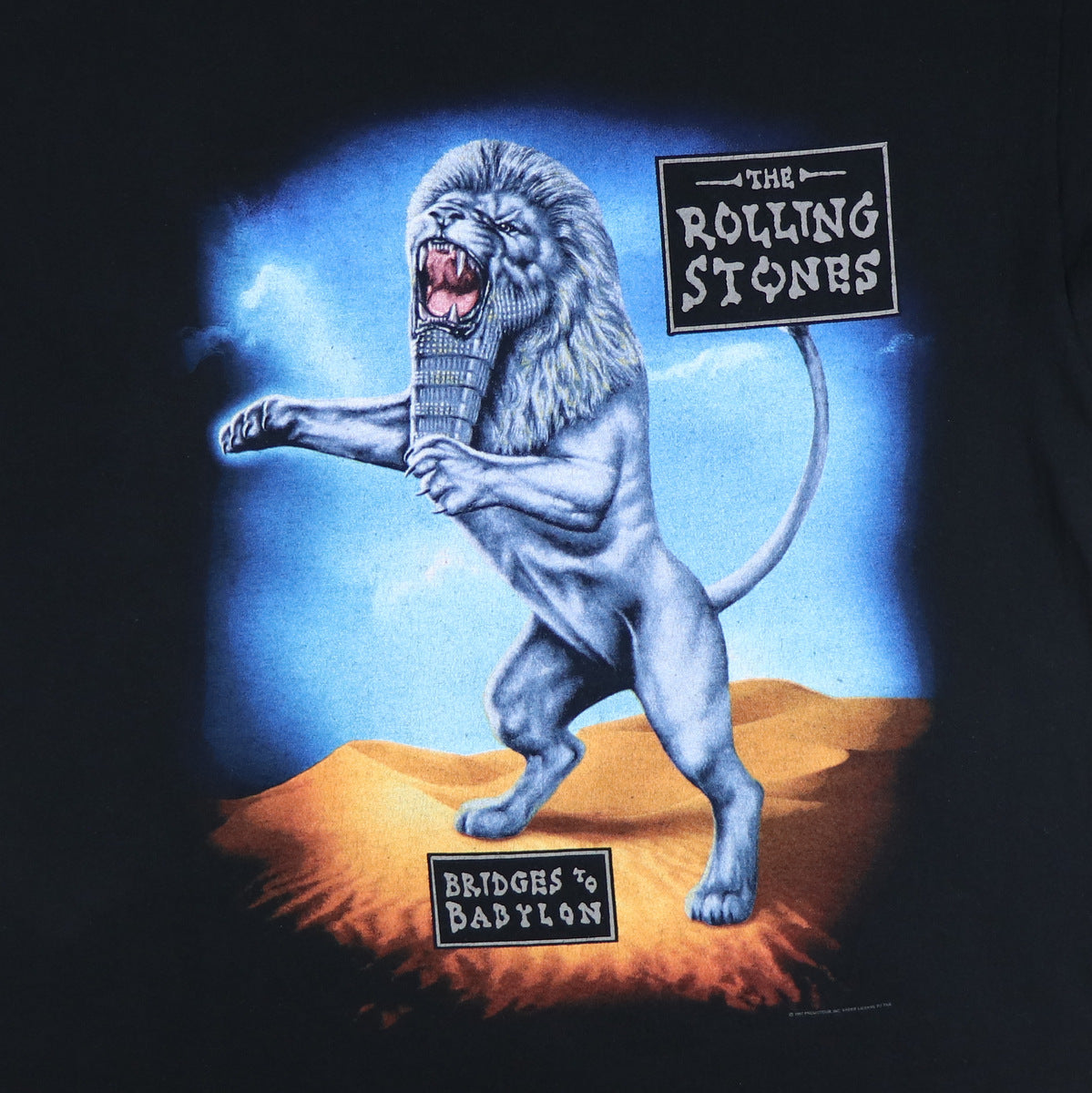 1997 Rolling Stones Bridges To Babylon Tour Shirt | Authentic 
