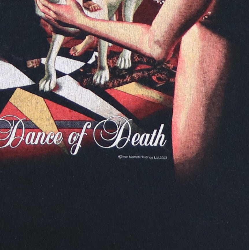 2003 Iron Maiden Dance Of Death World Tour Shirt