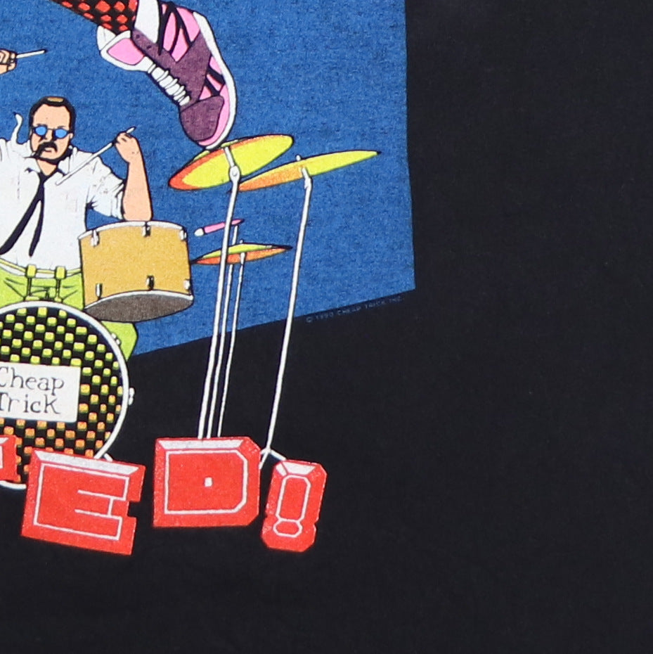 1990 Cheap Trick Busted Tour Shirt | Authentic Vintage Tee – WyCo
