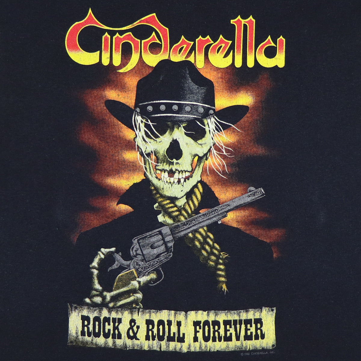 1989 Cinderella Long Cold Winter Tour Shirt | Authentic Vintage