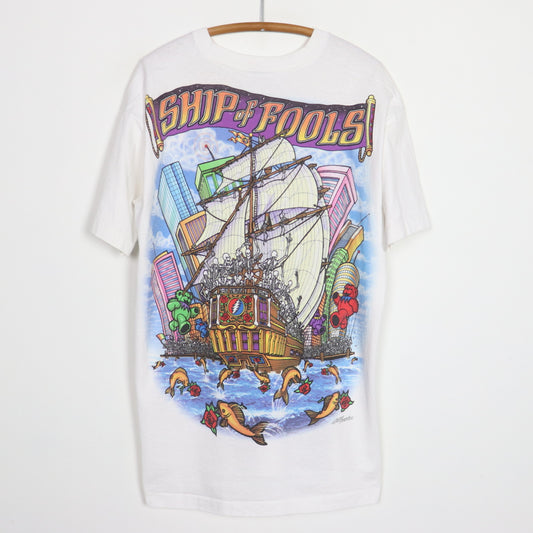 1993 Grateful Dead Ship Of Fools Liquid Blue Shirt