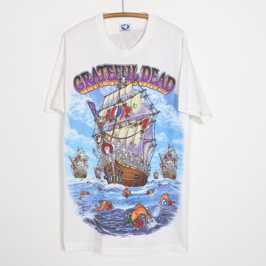 1993 Grateful Dead Ship Of Fools Liquid Blue Shirt