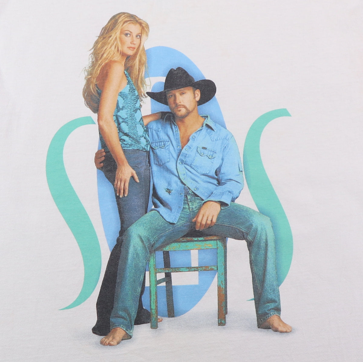 2000 Tim McGraw Faith Hill Soul 2 Soul Tour Shirt