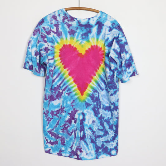 1990s Heart Tie Dye Shirt