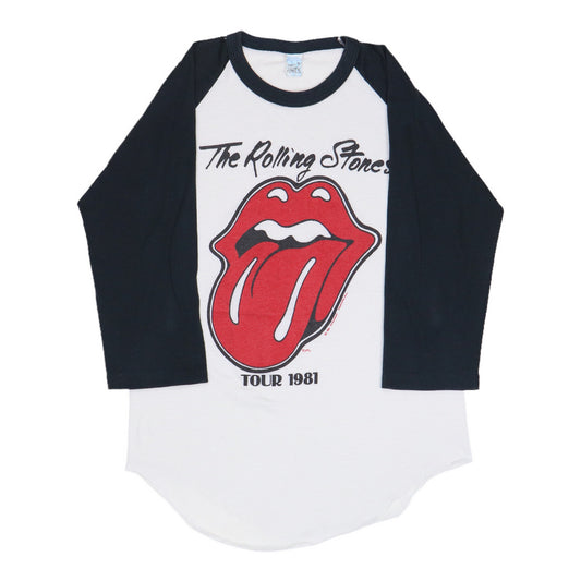 1981 Rolling Stones Tour Jersey Shirt