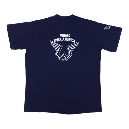 1976 Wings Over America Capitol Records Promo Shirt