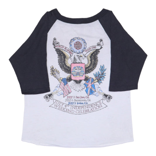 1985 Iron Maiden 4th Of July Concert Jersey Shirt