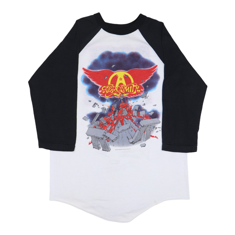 1982 Aerosmith Rock In A Hard Place Jersey Shirt | WyCo Vintage
