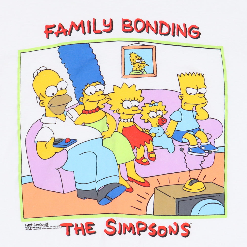 1989 The Simpsons Family Bonding Shirt