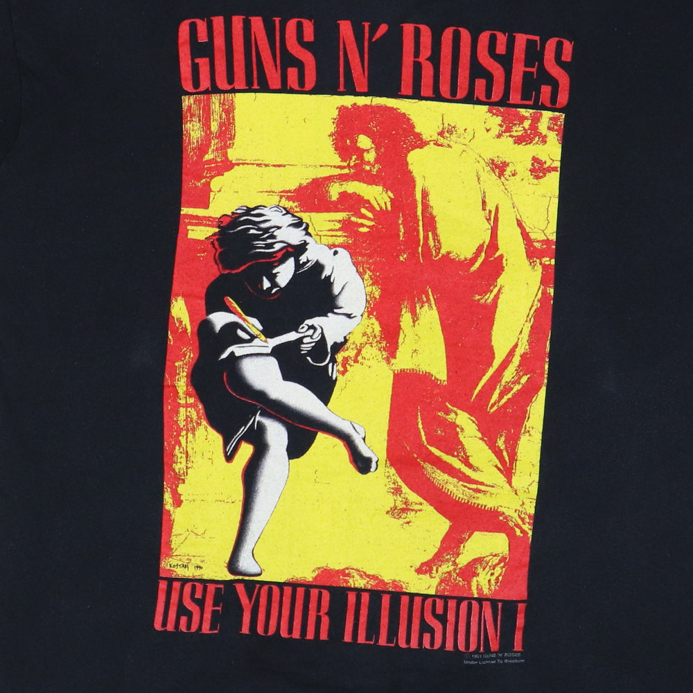 1991 Guns N Roses Use Your Illusion Shirt | Authentic Vintage Tee