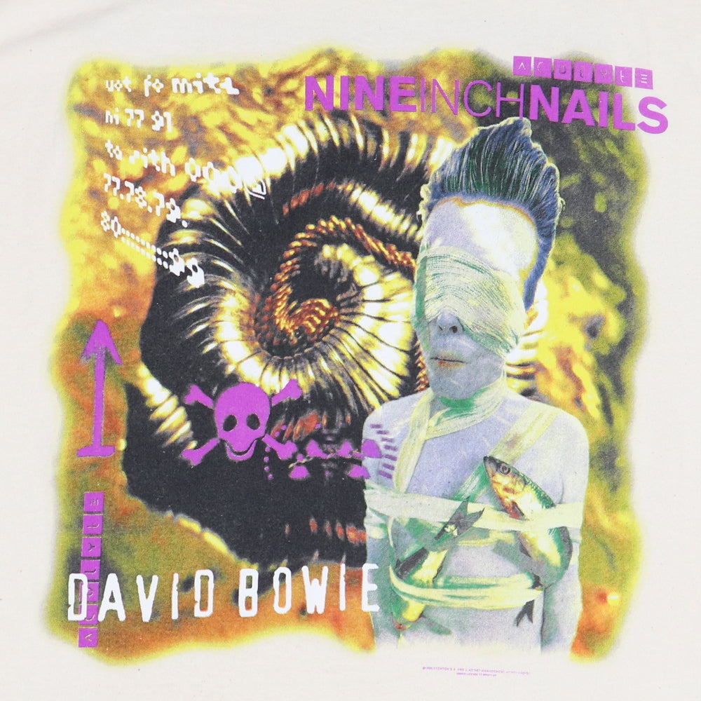 1995 David Bowie Nine Inch Nails Tour Shirt | Authentic Vintage