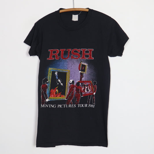 1981 Rush Moving Pictures World Tour Shirt