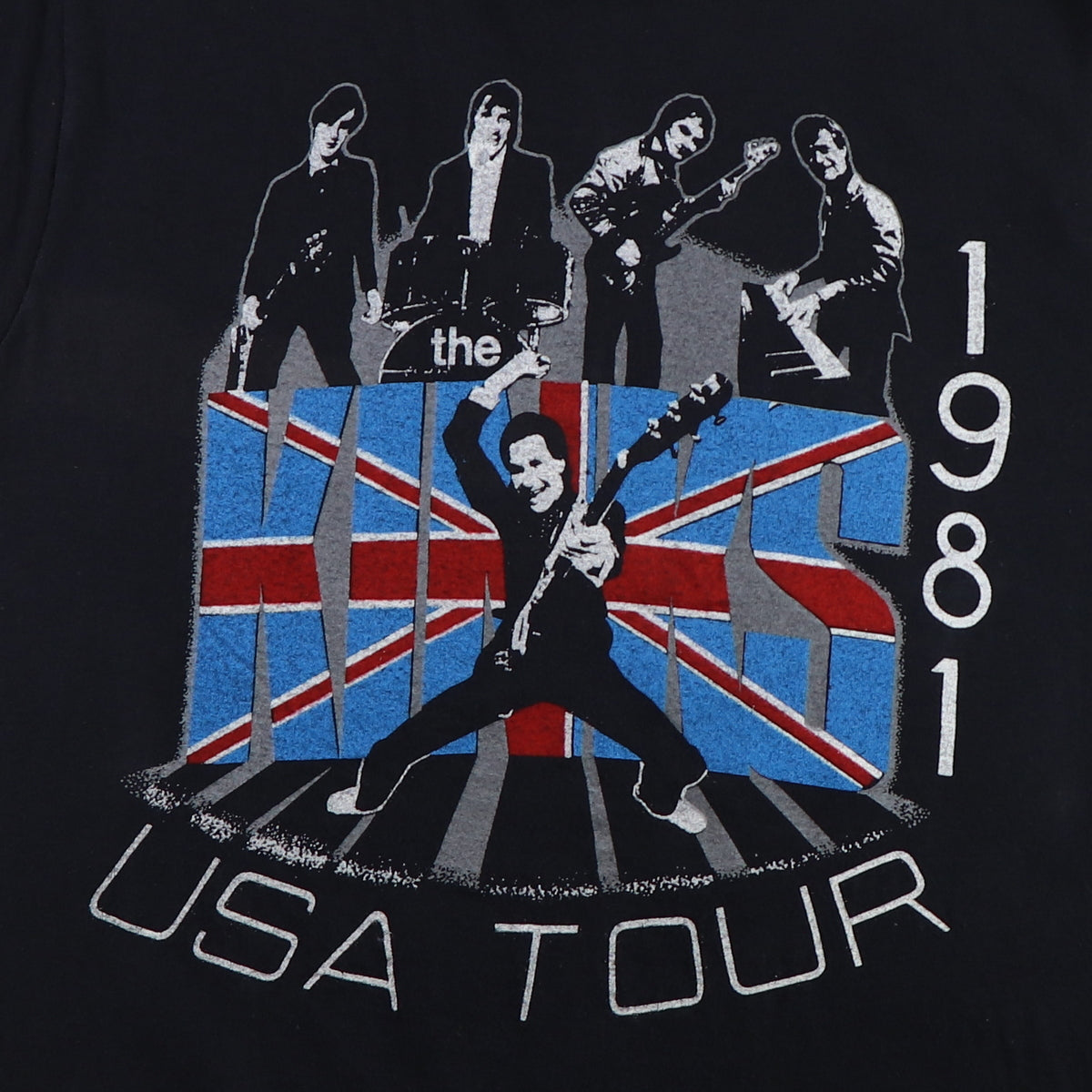 1981 The Kinks Give The People What They Want Tour Shirt