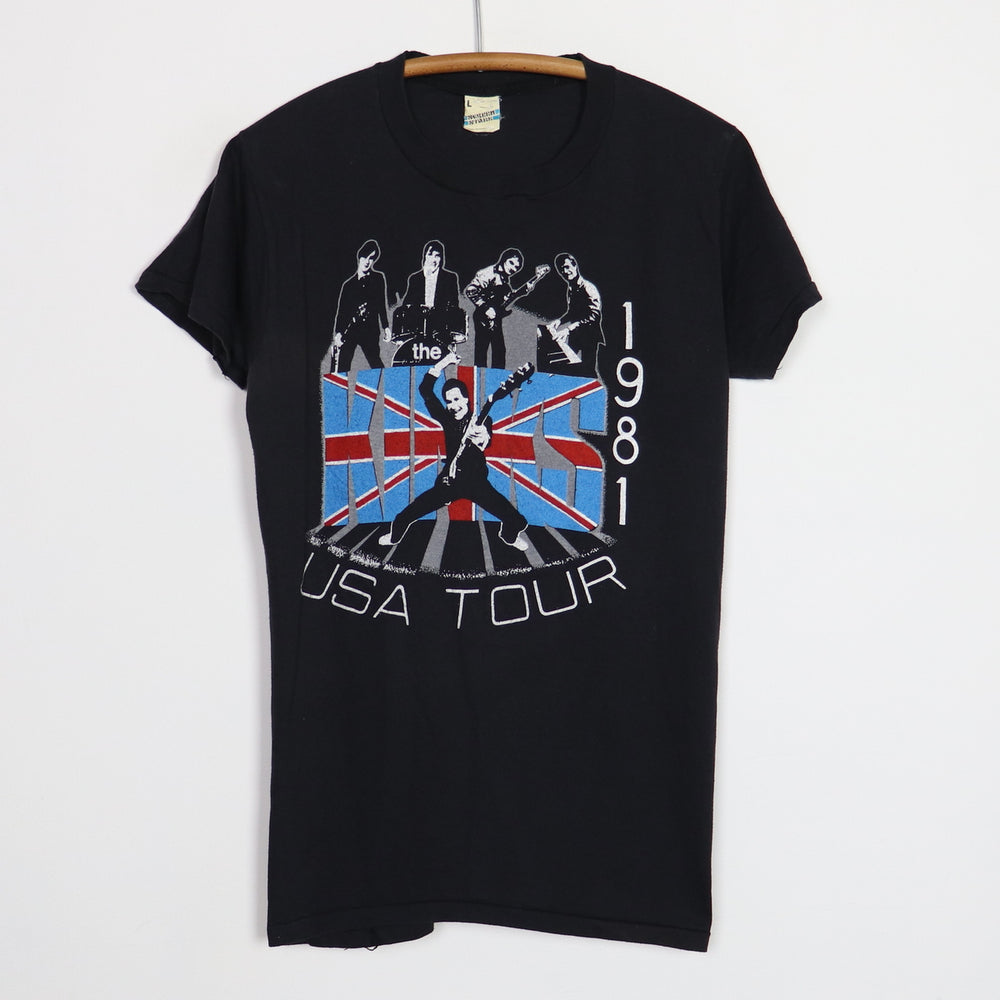 1981 The Kinks Give The People What They Want Tour Shirt