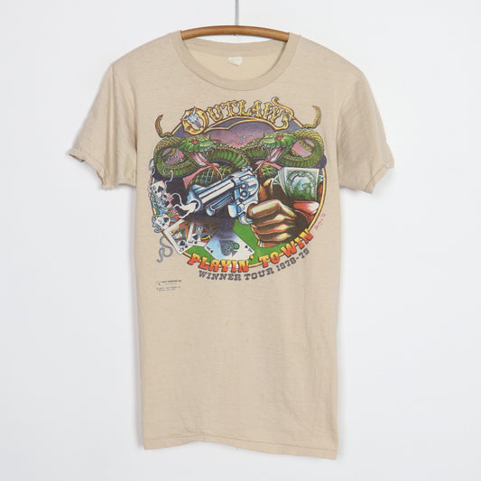 1978 Outlaws Playin to Win Winner Tour Shirt